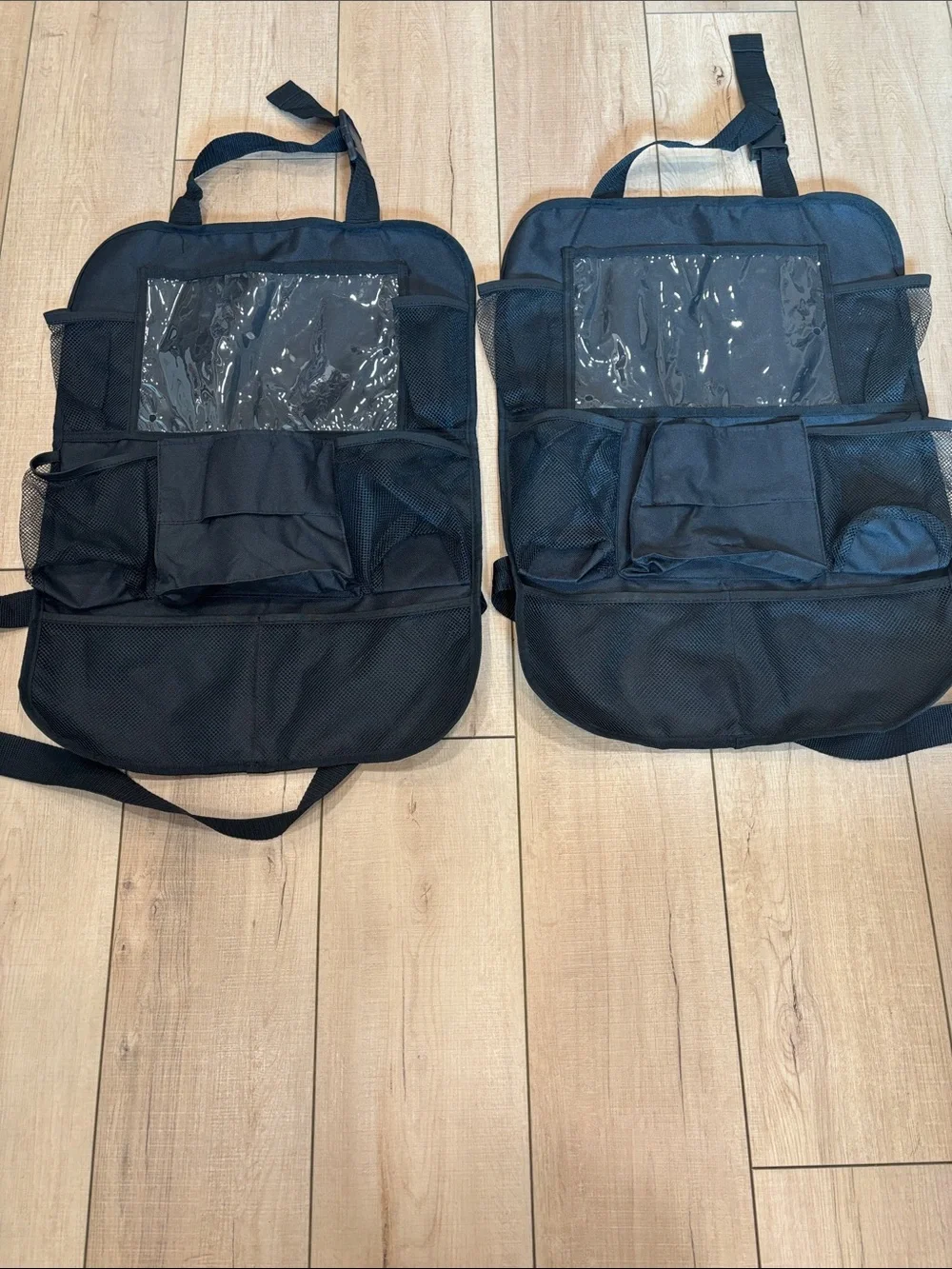 Car Seat Back Organizers in Black